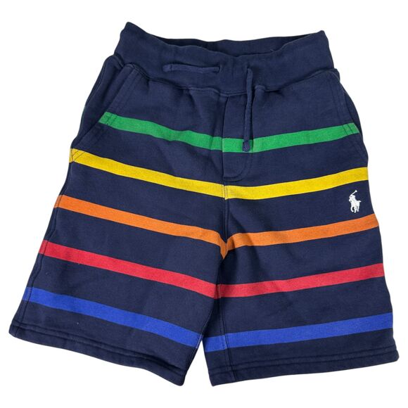 Polo Ralph Lauren Multicolor Stripe Lounge Shorts Boys Size Small 8 - Picture 1 of 4